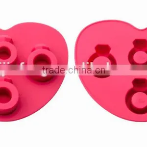 Ice Cube Silicone Ice Tray With Heart Shape thumbnail-1