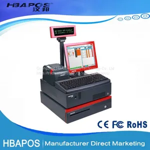 All In One Pos System/ Supermarket Cash Register HBA-A8 Retail Pos Machine In 2017 thumbnail-1