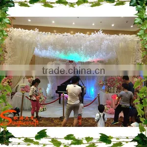 Songtao Design Various Artificial Distributor Flower Pink & Whiten Sakura Wedding Stage Decoration thumbnail-1