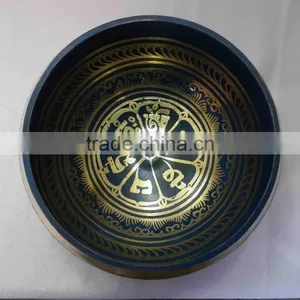 Best Selling Om Mani Padme Hum Colored Meditation Singing Bowl thumbnail-2