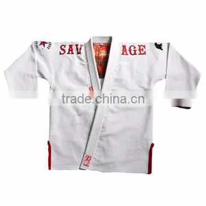 100%cotton Pearl Weave Fabric Shoyroll Style Kimono Bjj gi Brazilian Jiu Jitsu gi thumbnail-6