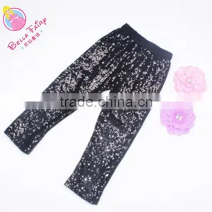 Wholesale Cute Baby Shiny Sequins Petti Pants for Baby Girls thumbnail-3