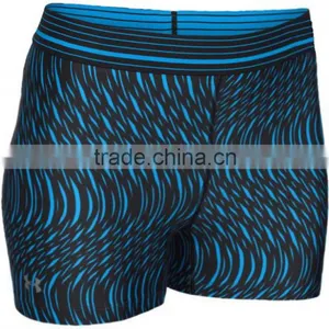 Sublimated Design Women Compression Shorts thumbnail-1