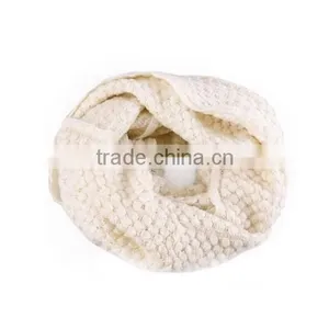 Women's Knit Neck Cowl Wrap Warmers Scarf Flexible Scarf 3455 thumbnail-2