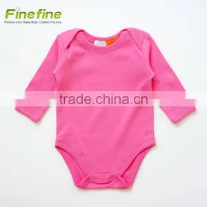 Long Sleeve Hooded Plain Baby Clothes Colorful Fancy Cotton Baby Rompers thumbnail-1