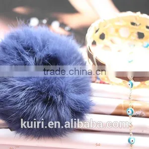Plastic Lady Hair Accessories Rex Rabbit Fur Hair Band Made in China thumbnail-1