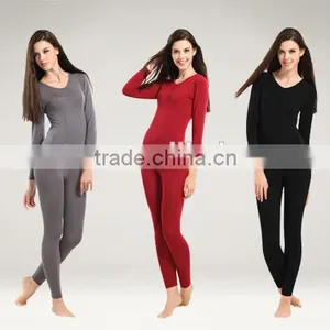 Custom Wholesale Comfortable Plain Couple Thermal Thin Pajamas thumbnail-2