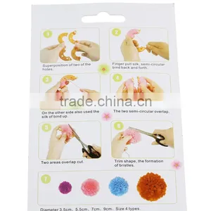 High Quality Knitting Tool Round Mixed Plastic Pom Pom Maker thumbnail-2