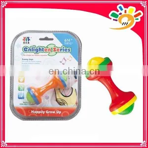 Newest Baby Enlighten Series Rattle Bell Toy,Cute The Dumbbell Design Rattle Bell thumbnail-1
