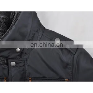 Men Varsity Winter Jacket of China Garment Factory Extreme Winter Jackets Custom Life Jackets thumbnail-5