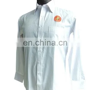 Hot 100% Cotton Men's Long-Sleeve High Quality Formal Dress Shirt thumbnail-2