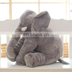 Newest Elephant OEM Dolls Cushion Custom Animal Pillow Plush Toys thumbnail-1