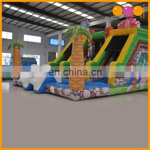 Play Equirment Mini Safari Water Slide Park With Pool for Kids thumbnail-2