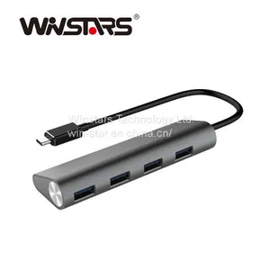 USB 3.0 4-port Aluminum Hub High Speed Plug and Play Transfer Rates up to 5Gbps thumbnail-1