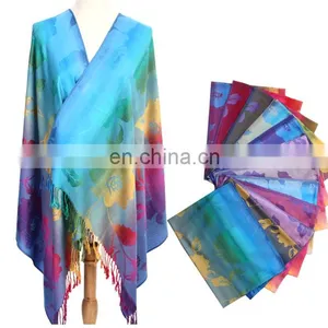 Promotion Jacquard Pattern Wholesale Scarf Hijab Shawl thumbnail-1