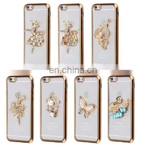 Wholesale 20% Discount TPU Case With Dianmand Elegant Ballet Dancer for IPhone 6&6S thumbnail-1