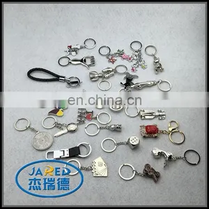 Custom Diamante Red Car Keychain Set Drill Gold Chain Keyring thumbnail-6