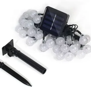 Crystal Ball Solar String Light 6M 30LEDs Waterproof Outdoor Garden Light Party Wedding Holiday Christmas Light 4.8M thumbnail-5