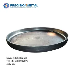 304 Stainless Steel Flat Flanged Head/ Forged Boiler Part Bottom Cover thumbnail-5