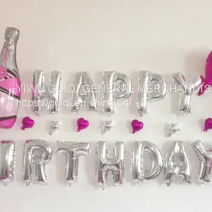 Birthday Balloon Set Foil Balloon Helium Balloon Mylar Balloon Party Balloon Beer Bottle Balloon thumbnail-1