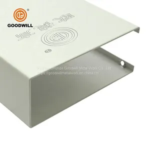Decorative Linear Pipe U Shaped Suspended Aluminum Metal False Square Tube Baffle Ceiling thumbnail-1