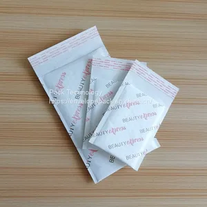 Customized Printed Bubble Mailers Wholesale Bubble Envelopes Kraft Paper Bubble Bags Clothing Bags thumbnail-2