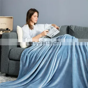 Stylish Not Wrinkle Comfy Reversible Fluffy Sleep Flannel Fleece Blanket thumbnail-4