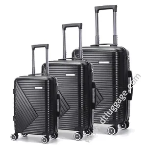Factory Price High Quality Abs Pc Men Carry on Suitcase Trolley Travel Luggage Cases thumbnail-3