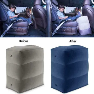 Professional Supply of Square Flocking Inflatable Rest Footstool thumbnail-5