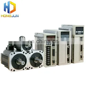 Cheap 2KW TECO ac Servo Motor and Driver JSMA-MB20ABKB01 + JSDA-50A3 thumbnail-1