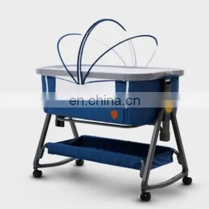 Multifunction Baby Crib Portable Bedside Sleeper Foldable Lightweight Bassinet thumbnail-2