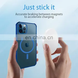 Magnetic Phone Case Logo Silicon 2020 Amazon Hot Products Wholesale Oem/Odm Magnetic Case Moble Phone For Iphone 12 Pro Max X 11 thumbnail-2