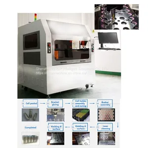 Tesla Electric Car Сварка алюминиевой проволкой 18650 32650 21700 Battery Pack Ultrasonic Aluminum Wire Bonding Machine thumbnail-2