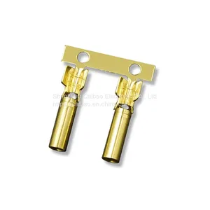 2.3 Waterproof Connector Female Round Tube Wire Terminals Copper Cable Crimping Lug for Power thumbnail-1