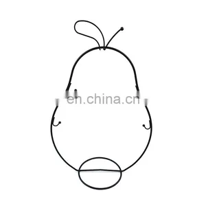 Farmhouse Home Storage Kitchen Food Fruits Organizer Egg Mesh Wire Rack Metal 2 Tier Fruit Basket thumbnail-4