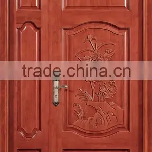 Best Double Open Solid Wood Door Design thumbnail-1