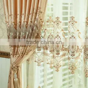 Luxury Drapery,luxury Embroidered Jacquard Curtains/voile Curtain thumbnail-4