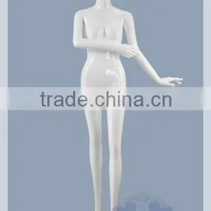2015 Fashion Plastic Standing Glossy Female Mannequin for Sale thumbnail-1