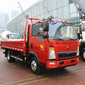 Three Side Drop Sinotruk Howo 4x2 3ton Howo Cargo Truck thumbnail-2