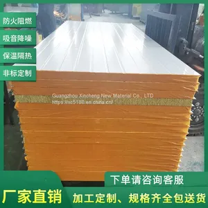 Rock Wool Sandwich Color Steel Plate With High Bearing Capacity, Good Fire Performance and Sound Insulation Effect thumbnail-2