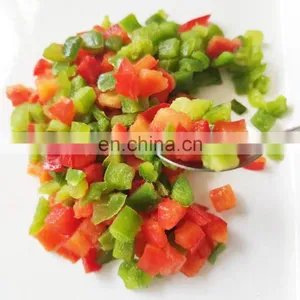 Sinocharm BRC A Approved Frozen Blend Bell Pepper Mix IQF Tri-Color Pepper thumbnail-2