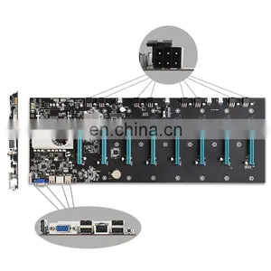 Hot Sell 8 Graphic Cards Computer Pc Motherboard S37 Ddr3 Hd No Riser Card Large Spacing For Video Cards thumbnail-2