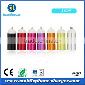 Columned Portable Car Usb Charger and ac Adapter and Colorful Auto Charger thumbnail-2