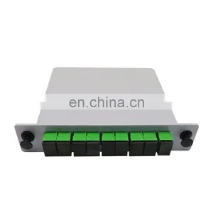 Telecom Grade PLC Splitter 1x8 PLC 1 x 2 Fiber Optic Splitter Cassette Type With SC/APC SC/UPC Connector thumbnail-3
