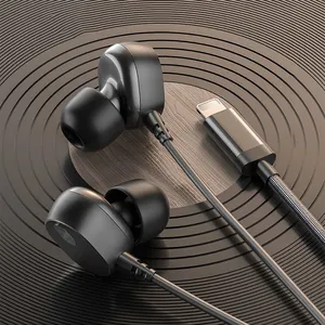 For Apple Mfi Certified Headphone With Lighting Connector 8 Pin In-ear Wired Headset for Iphone 12/12Pro thumbnail-5