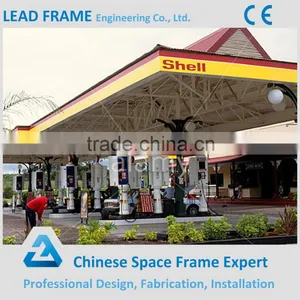 Economic Space Frame Steel Structure Petrol Station thumbnail-2