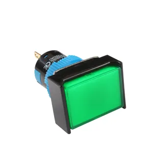 Ip65 16mm Rectangle Head 24v SPDT Push Button Switch on off Momentary With Led thumbnail-1