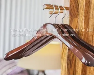 Luxury Natural Wood Coat Hangers For Garment thumbnail-4