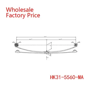 HK31-5560-MA Leaf Spring Arm Wholesale For FORD thumbnail-2