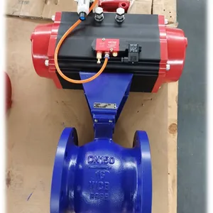 V-Type Ball Valve With DN25-600mm Size Range and Flanged Connection for Industrial Automation Systems thumbnail-5